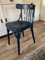 4 thonet-stoelen, Huis en Inrichting, Stoelen, Ophalen, Gebruikt, Blauw, Vier