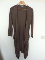 Braez Breaz lang bruin taupe beige vest xs small 34-36, Kleding | Dames, Beige, Ophalen of Verzenden, Zo goed als nieuw, Braez