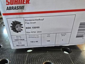 Suhner BSK150/60 borstelkop met schuurbanden beschikbaar voor biedingen
