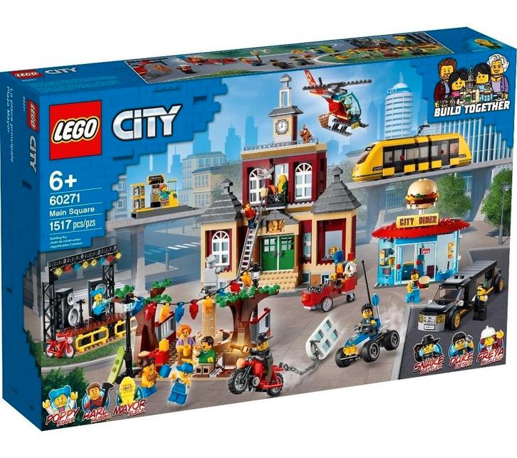 LEGO 60271 CITY - Marktplein (sealed), Kinderen en Baby's, Speelgoed | Duplo en Lego, Nieuw, Lego, Complete set, Ophalen of Verzenden
