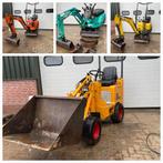 Verhuur Minigraver  / Knikmops / Trilplaat enz.