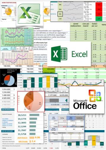 Excel expert: hulp bij formules grafieken tabellen macro-VBA beschikbaar voor biedingen