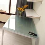 Glass Table 80x160, 50 tot 100 cm, 150 tot 200 cm, Gebruikt, Rechthoekig