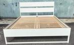 Ikea Trysil 2-persoonsbed 160 x200 cm, wit + 2x lattenbodem, Huis en Inrichting, Ophalen, Wit, Tweepersoons, Zo goed als nieuw
