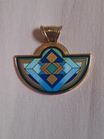 Micheala Frey Team Hanger - Art Deco Emaille, Verzenden, Minder dan 4 cm, Zo goed als nieuw, Goud