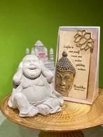 Boeddha & Taj Mahal decoratieset + vintage taartschaal, Ophalen of Verzenden, Zo goed als nieuw