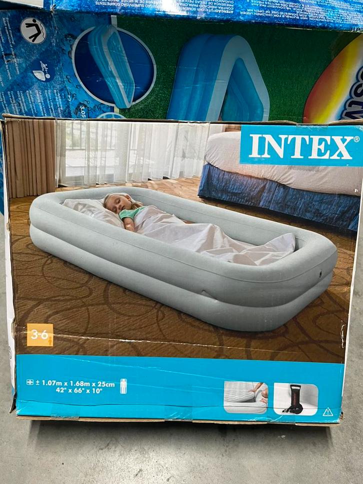 Intex kidz travel luchtbed (nieuw), Caravans en Kamperen, Luchtbedden, Ophalen of Verzenden