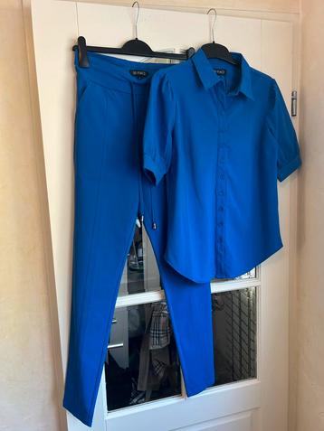 Mi piace Royal Blue Set: Skinny Broek & Blouse M - Nieuw! beschikbaar voor biedingen