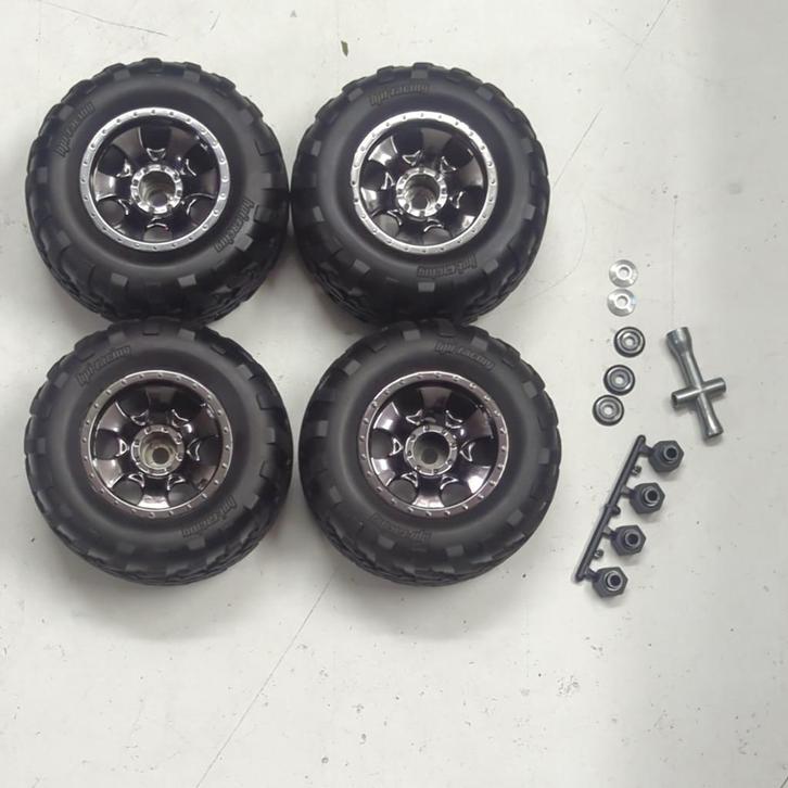 HPI Savage XS Flux wielen 1x gebruikt (1/10 offroad 12mm hex, Hobby en Vrije tijd, Modelbouw | Radiografisch | Auto's, Zo goed als nieuw