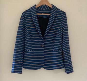 NIEUW Jasje / Colbert - blauw met streep van DIDI  Maat M beschikbaar voor biedingen