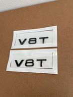 Zwarte V8T logo’s tekoop! Zijscherm RS4 RS5 RS6 RS7 Q7 Audi, Ophalen of Verzenden