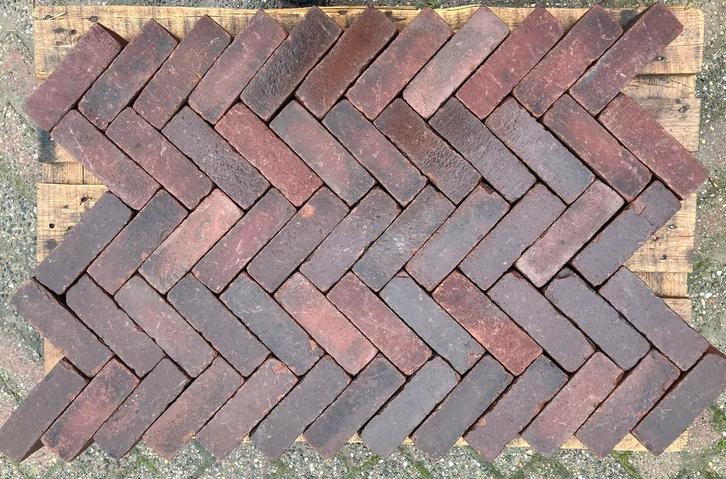 Te koop Gebakken dikformaat, Tuin en Terras, Tegels en Klinkers, Klinkers, Keramiek, Ophalen of Verzenden