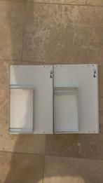 2x IKEA VARIERA Plankinzet, wit, 45.5x29x16 cm, Ophalen, Zo goed als nieuw