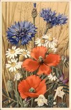 VHK, Jan Voerman, korenbloemen, 1939, Verzamelen, Ansichtkaarten | Themakaarten, Verzenden, 1920 tot 1940, Ongelopen, Overige thema's