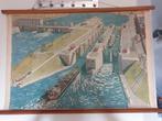 schoolkaart de sluis, Antiek en Kunst, Antiek | Schoolplaten, Ophalen of Verzenden, Geschiedenis
