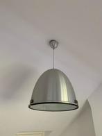 Grote industriële lamp zilver kleurig, Ophalen of Verzenden, Zo goed als nieuw