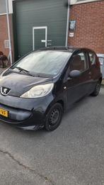 Peugeot 107 1.0 12V 3DR 2006 Zwart, Auto's, Peugeot, Voorwielaandrijving, 765 kg, 4 stoelen, Origineel Nederlands