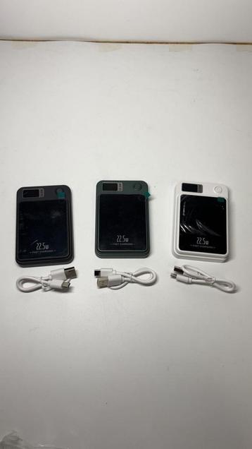 Powerbank 10.000 mAh – 22.5 W Fast & Draadloos Opladen  beschikbaar voor biedingen