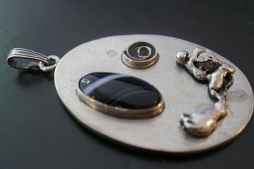 Zilveren Ketting Hanger beschikbaar voor biedingen