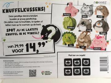 Jumbo Knuffelkussens - volle spaarkaarten beschikbaar voor biedingen