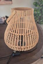 Rotan tafellamp, Ophalen, Zo goed als nieuw, Rond