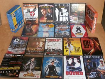 DVD partij diverse films oa From Dusk till Dawn Tomb Raider beschikbaar voor biedingen
