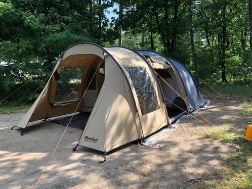 Familie tunneltent Eureka Spring 4 BTC - 4 persoons, Caravans en Kamperen, Tenten, tot en met 4, Gebruikt, Ophalen