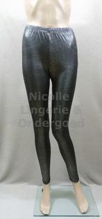 Legging Zwart Metallic One Size (007), Kleding | Dames, Legging, Zwart, Nieuw, Ophalen of Verzenden