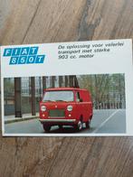 Fiat 850T Brochure - Nederlands - 1964, Ophalen of Verzenden, Zo goed als nieuw, Overige merken, Fiat