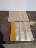 2 stuks placemat goudkleurig PU leer 35x45 nieuw, Ophalen of Verzenden, Nieuw, Rechthoek, Binnen
