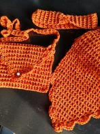 Te koop oranje setje sjaal  tasje haarband, Ophalen, Nieuw, Oranje