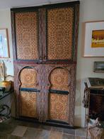Antieke Marokkaanse Poortdeuren - Handgeschilderd, Ophalen of Verzenden