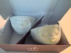 Nieuw in doos: kussende en lachende schalen, Porselein of Keramiek, Schaal, Rond, Nieuw