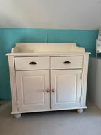 Houten commode wit, Ophalen, Gebruikt, 50 tot 70 cm, 100 cm of meer