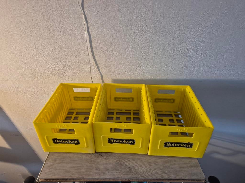 3 Heineken CD kratjes, Verzamelen, Biermerken, Ophalen of Verzenden, Zo goed als nieuw, Overige typen, Heineken