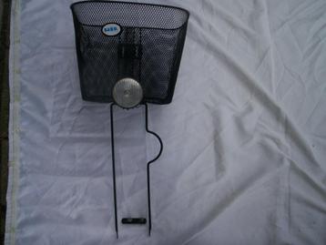 Onderdelen FIETSMAND Basil zwart +lamp +toebeh. -INcompleet! beschikbaar voor biedingen