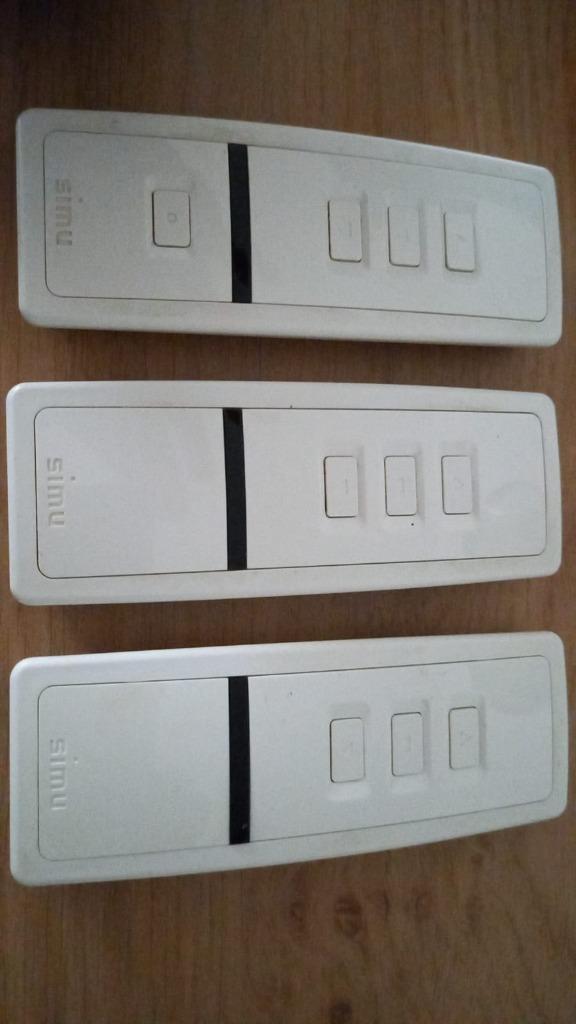 Afstandbediening rolluik, Doe-het-zelf en Verbouw, Rolluiken, Gebruikt, Minder dan 100 cm, Minder dan 100 cm, Wit, Ophalen