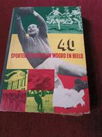 Bleu Band sport plaatjes boeken 1954 in verzamelband € 17,50, Overige typen, Gebruikt, Ophalen of Verzenden