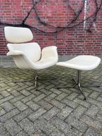 Artifort Fauteuil en hocker design Pierre Paulin Big Tulip, Huis en Inrichting, Ophalen of Verzenden, Gebruikt, Metaal, 75 tot 100 cm