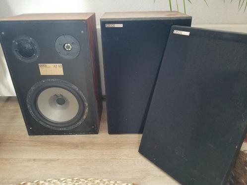 Speakers Audio AP40, Audio, Tv en Foto, Luidsprekers, Gebruikt, Front, Rear of Stereo speakers, 60 tot 120 watt, Overige merken