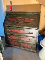 Uniek Hindeloopen secretaire, Ophalen of Verzenden