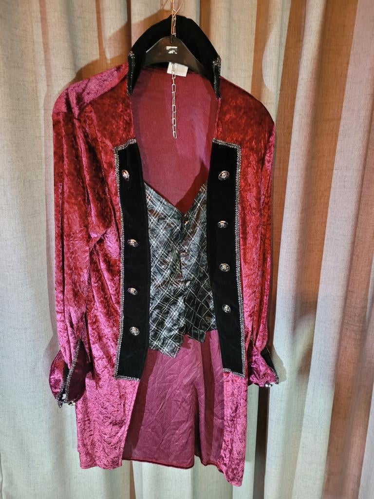 Carnavalsjas, Kleding | Heren, Maat 52/54 (L), Carnaval, Ophalen of Verzenden, Zo goed als nieuw