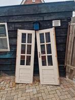 Blokhut deuren zonder kozijn, Tuin en Terras, Ophalen, Gebruikt, Minder dan 250 cm, Blokhut