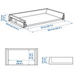 GEZOCHT ikea Maximera keuken lade 60 x 37   8cm hoog, Ophalen of Verzenden