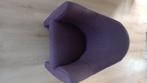 Leolux fauteuil Carabas paars, Gebruikt, Stof, 75 tot 100 cm, 50 tot 75 cm