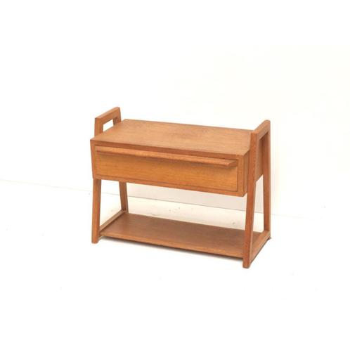 Vintage ladekast nachtkastje kastje jaren '60 '70 retro, Huis en Inrichting, Kasten | Ladekasten, Gebruikt, Minder dan 100 cm