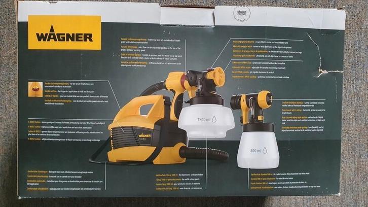 Wagner W 690 Flexio Verfspuit - Universele Sprayer, Doe-het-zelf en Verbouw, Schildersmaterialen, Gebruikt, Verfspuit of Verfpomp
