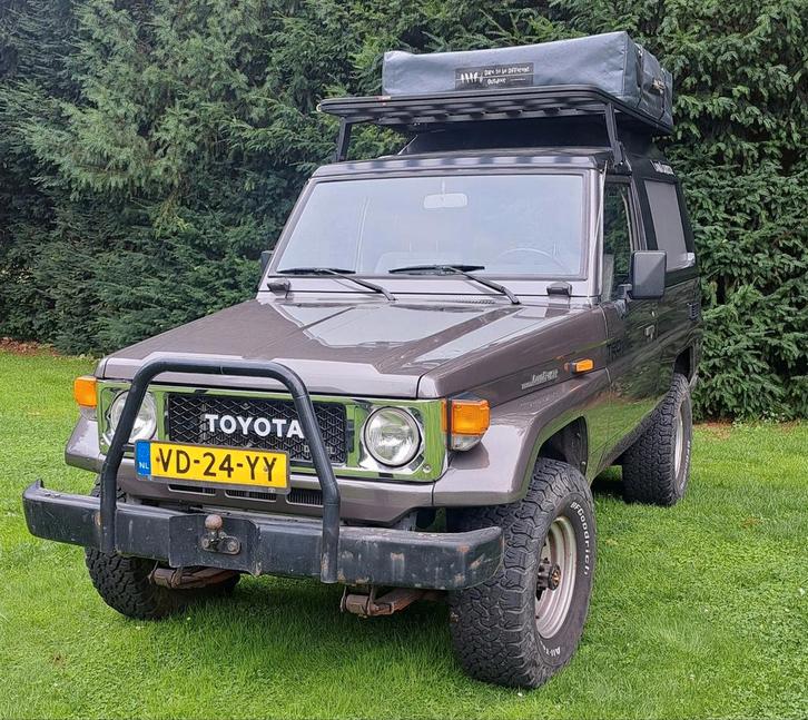 Toyota Land Cruiser 1989, Auto's, Bestelauto's, Particulier, 4x4, Bluetooth, Radio, Trekhaak, Toyota, Diesel, Handgeschakeld, Origineel Nederlands