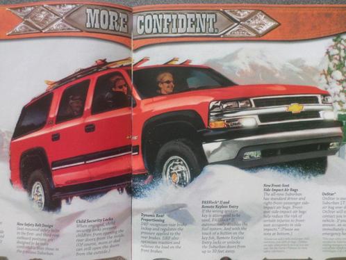 Chevrolet Suburban 2000 Brochure, Boeken, Auto's | Folders en Tijdschriften, Zo goed als nieuw, Chevrolet, Verzenden