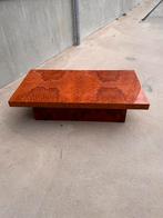 vintage Roche Bobois wortelhouten BURLWOOD salontafel, Gebruikt, Minder dan 50 cm, Rechthoekig, 50 tot 100 cm